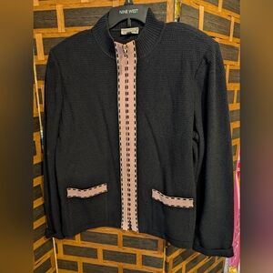 St John jacket blue and pink